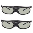 thumbnail image 4 of DLP Link 3D Glasses, 3D Active Shutter Glasses Rechargeable LCD Lens 2Pcs Fashion  For 3D Movie, 4 of 8