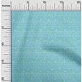 thumbnail image 1 of oneOone Tissu Popeline de Coton Turquoise Bleu Rayé & Triangle Géométrique Matériel de Robe Tissu Imprimé Tissu au Mètre 42 Pouces de Large, 1 of 4