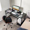 thumbnail image 4 of Gymax 55 Inches Computer Desk w/ Charging Station PC Desk w/ 4 Power Outlets & 2 USB Ports, 4 of 10