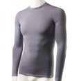 thumbnail image 1 of Men Plush Base Layer Underwear Long Sleeve Thermal Tops Winter Undershirt, 1 of 8