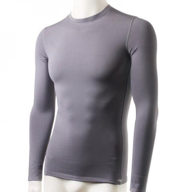Men Plush Base Layer Underwear Long Sleeve Thermal Tops Winter Undershirt