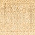 thumbnail image 1 of Ahgly Company Indoor Square Abstract Sun Yellow Oriental Area Rugs, 6' Square, 1 of 6