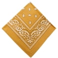 thumbnail image 1 of Meitianfacai Paisley Bandanas Multi Colored Set Cowboy Bandana Head Scarf Double Sided, Yellow, 1 of 1