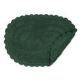 thumbnail image 2 of Design Imports Tapis de Bain Crochet Petit Ovale Vert Foncé, 2 of 4
