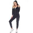 thumbnail image 4 of White Mark Ensemble de Survêtement en Velours pour Femmes, 2 Pcs, 4 of 6