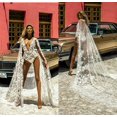 thumbnail image 1 of Combinaison Courte Justaucorps Aguichant Tenue de Mariée Robes avec train, 1 of 3