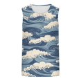 thumbnail image 4 of Weiqiqre Débardeurs de Plage Hommes Drôles Été Débardeurs à Col en V Sans Manches T-Shirts Graphiques à Col Rond, 4 of 4