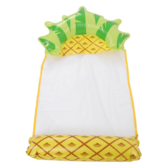 Inflatable Pool Floats Hammock,Water Hammock Float Lounger, Pineapple Fruit Pattern Foldable Swimming Pool Lounge Chair Multifunction Soft Inflatable Float Lounger For Outdoor