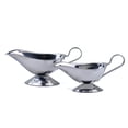 thumbnail image 2 of Thick Stainless Steel Gravy Boat Sauce for Restaurant Jug Server Pourer, 2 of 2