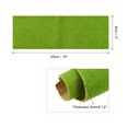 thumbnail image 2 of Uxcell 2pcs Artificial Grass Mat Small Realistic Fake Turf for Garden Lawn Decoration Model Light Green 3" x 10", 2 of 5