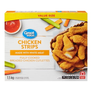 Great Value Chicken Strips, 1.5 kg