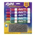 thumbnail image 1 of EXPO Low Odor Dry Erase Starter Kit, Chisel Tip, Assorted Colors, Set of 10, 1 of 1