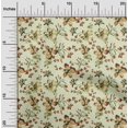 thumbnail image 2 of oneOone Cotton Poplin Light Green Fabric Floral Sewing Craft Projects Fabric Prints By Yard 42 Inch Wide, 2 of 4