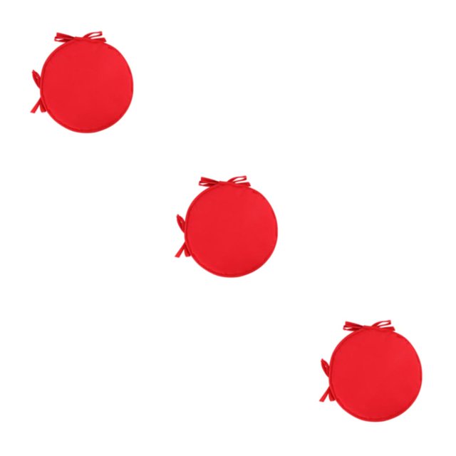 maskred 1/2/3/5 Coussins Confortables pour Pubs Application Large Fixé aux Chaises Sans Dommage pour les Chaises Rouge 30cm 3 Pcs