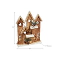 thumbnail image 3 of Led Natural Wooden Star Townhouse, 3 of 3
