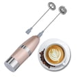 thumbnail image 2 of XZNGL Durable Stainless Steel Electric Handheld Milk Frother, Black, 2 of 9