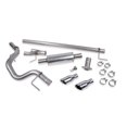 thumbnail image 3 of Fits 2015-2016 Ford F-150 Roush Performance Kovington Exhaust System Kit 421985 Exhaust System Kit Cat Back System; Stainless Steel; With Muffler; 3 Inch Pipe Diameter; Single Exhaust With Dual Exit, 3 of 5