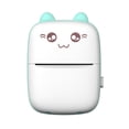 thumbnail image 1 of Graflsoa Bluetooth Thermal Printer - Compact Cat Design, Portable for Barcode & Label Printing, Includes 1 Roll Paper & Built-in Battery, Blue or Pink, ABS Material, 200 DPI, BLE4.0, 1000mAh, 1 of 6
