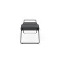 thumbnail image 5 of Gansett Reception Waiting Steel 3-Seat Bench / Charcoal Steel / Dark Gray, 5 of 5