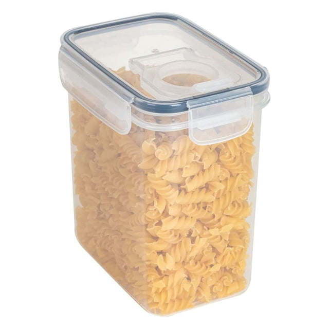 WHEANG 5 Size Single Clear Plastic Storage Jars Vacuum Proof Fresh Storage Airtight Jars Kitchen Airtight Jars With Lids Proof Crispers