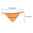 thumbnail image 2 of 2pcs Dog Reflective Safety Scarf High Visibility Pet Bandana for Night Walking, 2 of 9