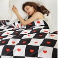 thumbnail image 3 of RKSTN Quilt Cover Summer Twin Comforter Cover-friendly Brushed Twin Comforter Cover All Seasons-friendly Soft Bedding Double Duvet Cover Fresh Patterns, 3 of 4