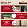 thumbnail image 4 of Adjust-A-Gate Kit de Construction Cadre en Acier, Ouverture Grand 36-72 Pouces (6 Pack), 4 of 9