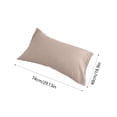 thumbnail image 3 of YIMWNYI Japanese Style Unprinted Pillowcase, Washed Pillow Cover, Polyester Pillowcase, Solid Color Minimalist Bedding, Skin-Friendly Breathable Pillowcase, Fade-Resistant & Pilling-Free Pillowcase, 3 of 6