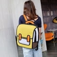 thumbnail image 1 of EGNMCR Pens Elementary School Students In The Beginning Of The School Season Large Capacity Backpack For Primary School Students New the backpack, 1 of 6
