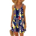 thumbnail image 2 of Pompotops Robe de Plage pour Femme, Paréo de Bikini, Tenue de Plage, Décontractée, Vacances, Courte, d'Été, Dos Nu, 2 of 5