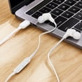 thumbnail image 4 of onn. Wired In-Ear Earphones with USB-C Connector & Tangle-free Cords, 4 of 4