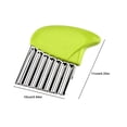 thumbnail image 2 of Harpily vegetable cutter Potato Cutter Wavy Crinkle Cutting Tool For Cutting Potato Carrot Cucumber Chopping Soft Handle Stainless Steel Cutter And Convenience Chopper Kitchen Tools, 2 of 2