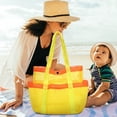 thumbnail image 5 of JWshufel Large Capacity Portable Swimming Bag with Multi Pocket Storage for Beach Swimming Pool Vacation Travel Long Lasting Polyester Mesh Design Easy to Fold and Carry, 5 of 5