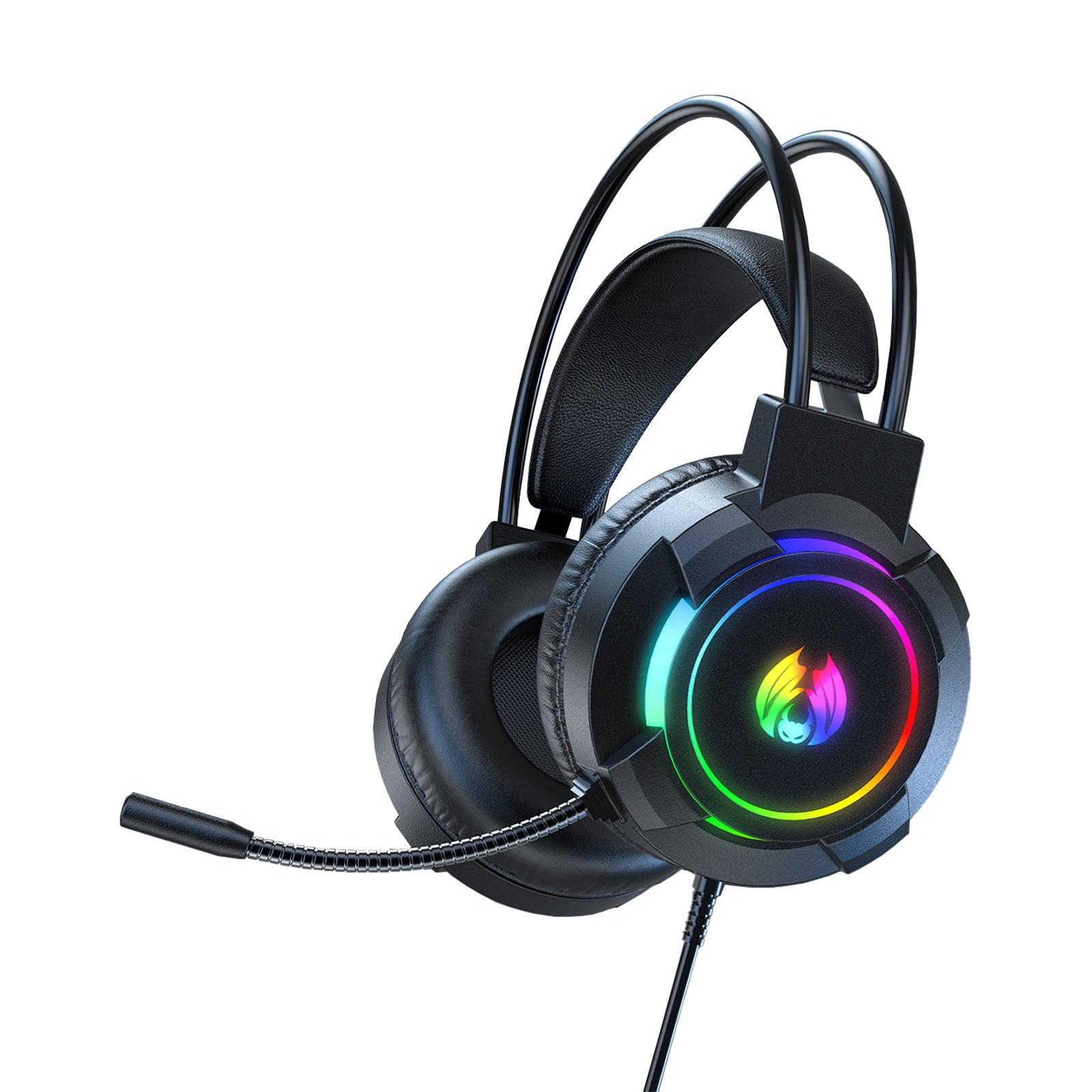 Birdeem Head Mounted Surround Sound Wired No Delay Breathable Earmuffs for Comfortable Wearing of Wired Gaming Headphones