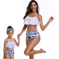 thumbnail image 3 of Girls Swimsuit High Waisted Two Pieces Bikini Set Swimwear Bathing Suits, 3 of 7