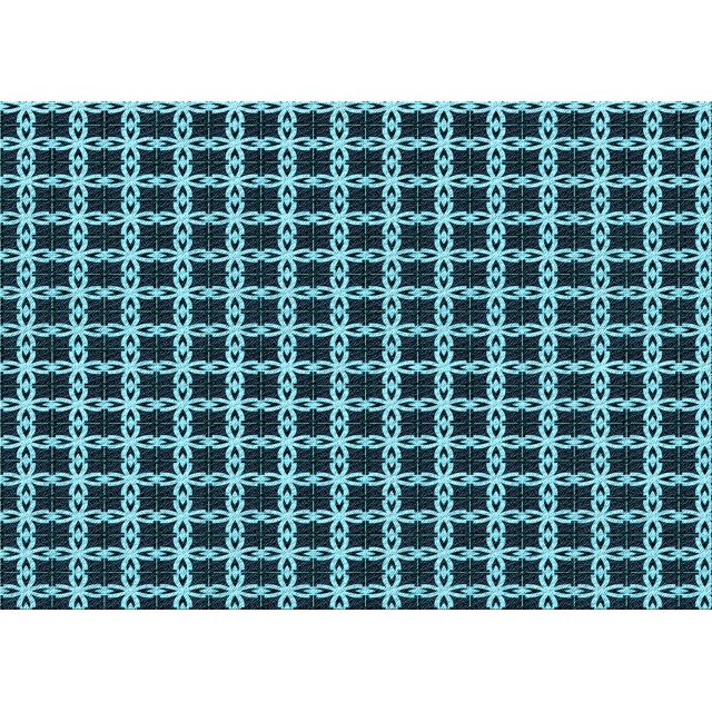 Ahgly Tapis Rectangulaire Lavable en Machine Intérieur Transitionnel Vert Sarcelle Profond, 5 Pieds x 8 Pieds