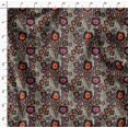 thumbnail image 4 of Soimoi Yellow polyester Crepe Fabric Wild Animal Skin Fabric Prints by Yard 52 Inch Wide, 4 of 6