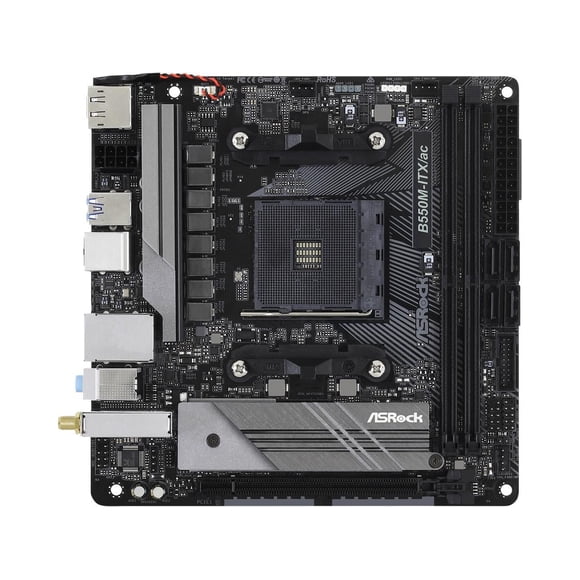 ASRock B550M-ITX/AC AM4 AMD B550 Mini ITX AMD Motherboard