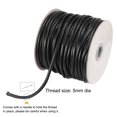 thumbnail image 3 of Unique Bargains Beading Thread Bracelet Weave Bead Craft Cord 5mm 36M/Roll (40-Yards) Decorative String, Black, 3 of 7