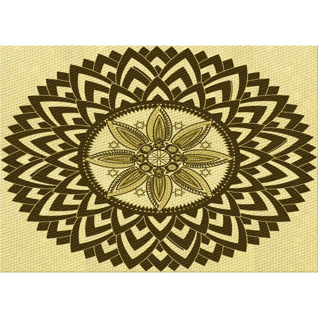Ahgly Company Tapis Rectangulaire Lavable en Machine Intérieur Transitionnel Marron, 2 Pieds x 3 Pieds