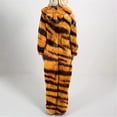 thumbnail image 4 of XZNGL Combinaison Pyjama à Capuche Unisexe pour Adulte Léopard à Fermeture Éclair à Manches Longues en Peluche, 4 of 9
