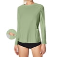 thumbnail image 3 of Meichang Chandail de Protection Solaire UPF 50+ pour Femme, Léger, à Manches Longues, Coupe Évasée, Chandail anti-UV à Enfiler, Maillot Dermoprotecteur, Chandail de Soleil avec Poche, Randonnée Plein Air, 3 of 10