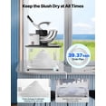 thumbnail image 4 of VEVOR Commercial Ice Crusher 661LBS/H Electric Snow Cone Maker Shaved Ice Black, 4 of 9