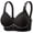 Noir, variante sur fheaev Soutien-Gorge Quotidien pour Femmes Sans Armatures Rehausseur Soutiens-Gorges Légers Soutien-Gorge à Armatures pour Femmes Rassemblement Soutien Soutien-Gorge pour Maman Grande Taille Mince Respirant Pli Latéral Affaissement sous-Vêtements de Commerce Extérieur