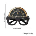 thumbnail image 1 of Tignapoo 2025 New Year Party Glasses - Black & Gold Photo Prop for Festive Celebrations, Large Clock Design, Lightweight & Comfortable Frame, 1 of 7