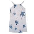 thumbnail image 3 of Robes d'Été pour Femmes Mode Aguichant Sans Manches Ourlet Imprimé Rétro Décontracté Robe de Plage Ample, 3 of 4