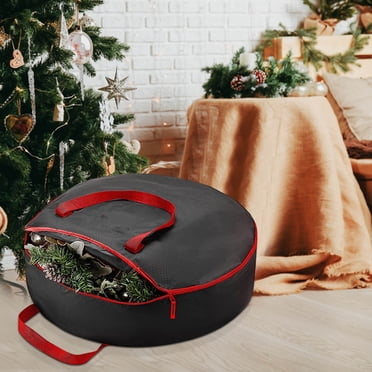 EGNMCR Closet Organizers and Storage, Storage Trunks & Bag Foldable Christmas Tree Wreath Storage Bag Cover Large-capacity Quilt Storage Bags Organize Tools a bottle