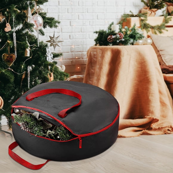 LSLJS Storage Trunks & Bag, Foldable Christmas Tree Wreath Storage Bag Cover Large-Capacity Quilt Storage Bags Organize Tools, Christmas Decorations