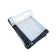thumbnail image 2 of Birdeem Bâches Transparentes avec Oeillets - Bâche Imperméable, Bâche Épaisse Transparente, Bâches Transparentes Robustes Imperméables, Bâche en Plastique Transparente Imperméable pour Serre, Patio, Couverture de Plantes Ou Toit de Clapier pour Animaux, 2 of 4