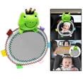 thumbnail image 4 of Miroir de Siège Arrière de Voiture, Miroir de Vue Arrière, Miroir Mignon à Pois pour Nourrisson, pour Bébé, Style Frog, 4 of 8